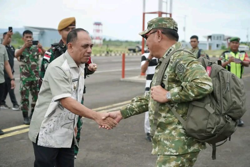 Dukung Tugas Negara, Bupati Yusra Sambut Kunjungan Asops Panglima TNI ke Bolmong